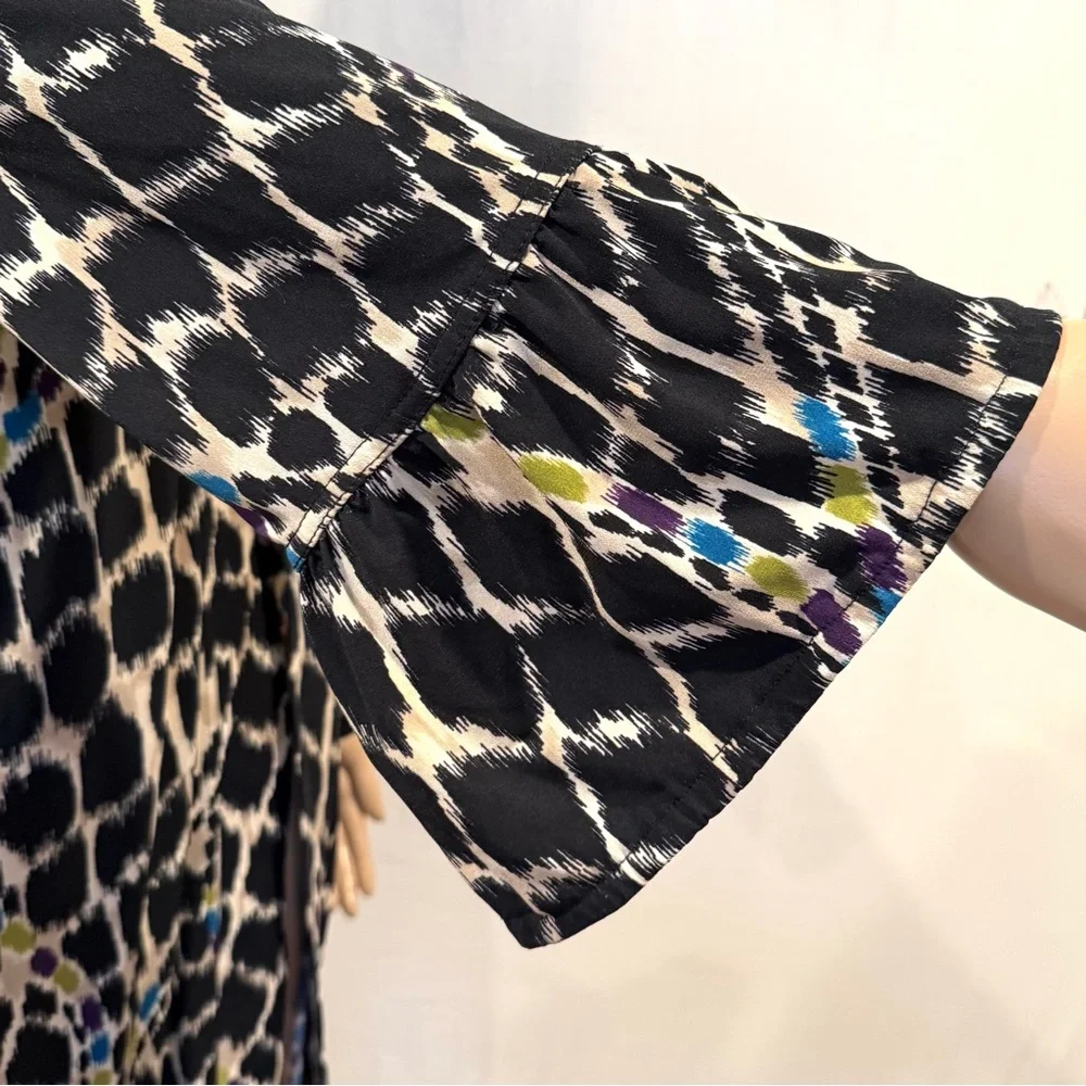 Antthony Original Patterned Robe. Open front - Picture 3 of 8